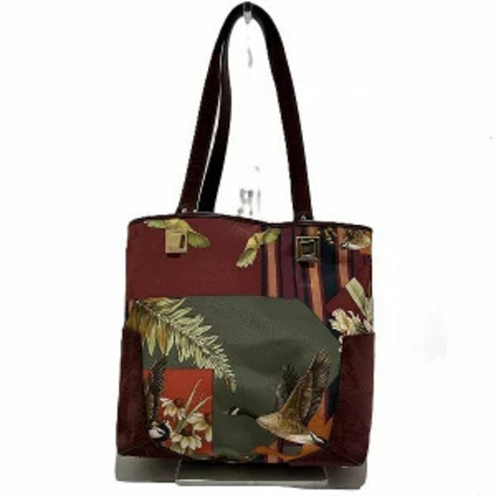 Salvatore Ferragamo Scarf Bag Tote Black